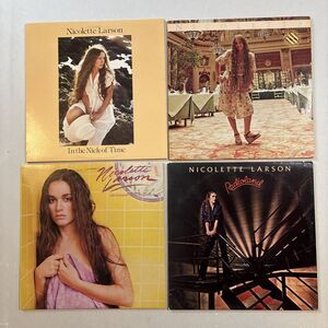 Nicolette Larson Vinyl LP Lot Set Of 4 • Radioland,  In The Nick Of Time